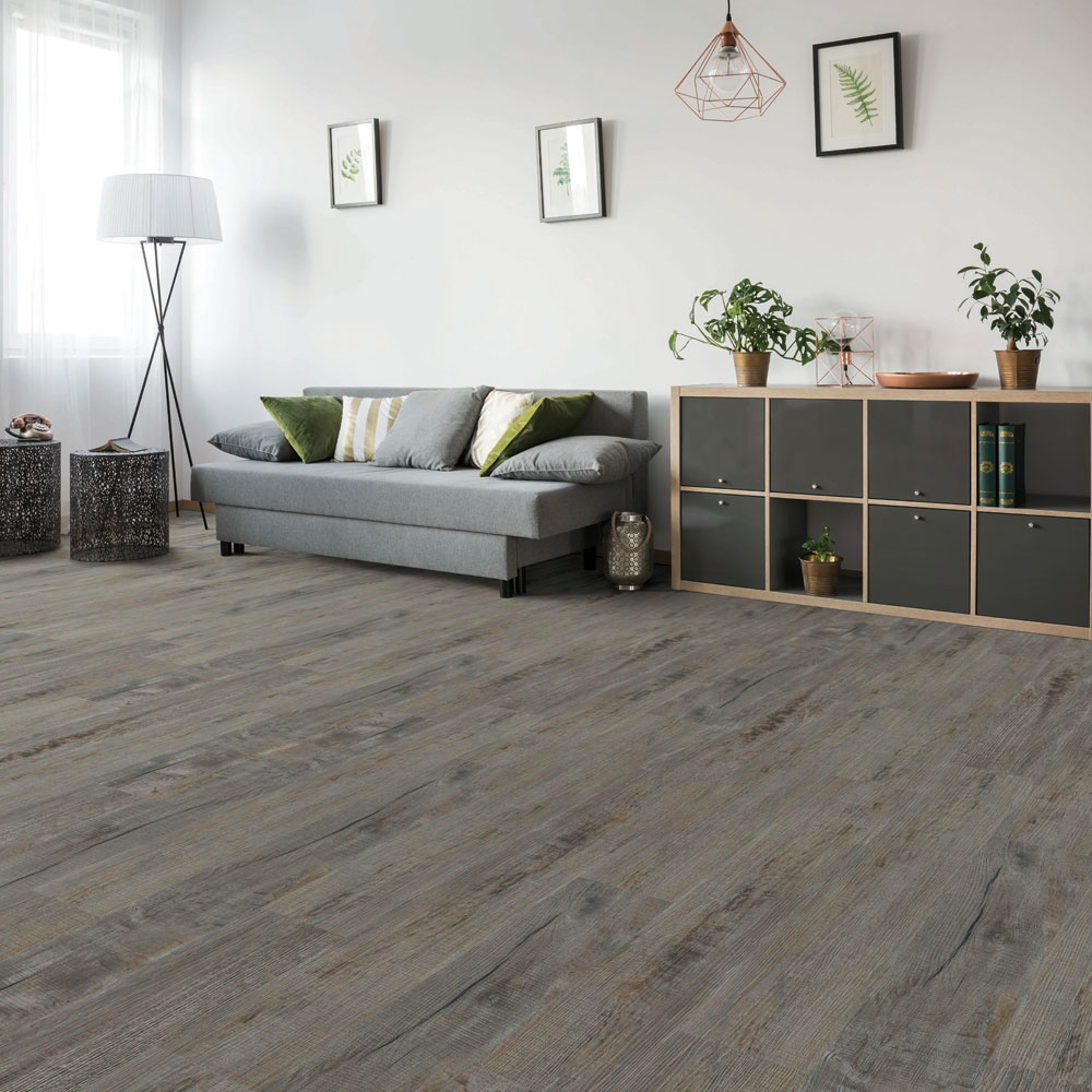 Charcoal Rustic Oak Room Scene