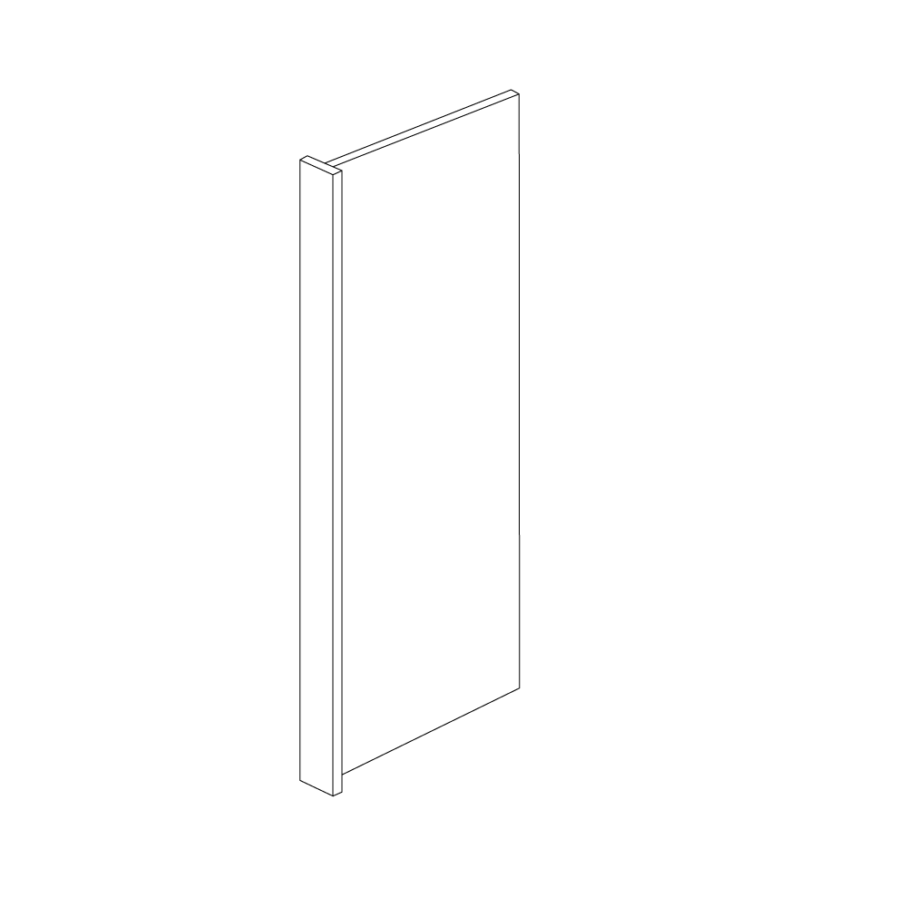 Cabinet Wall End Panel